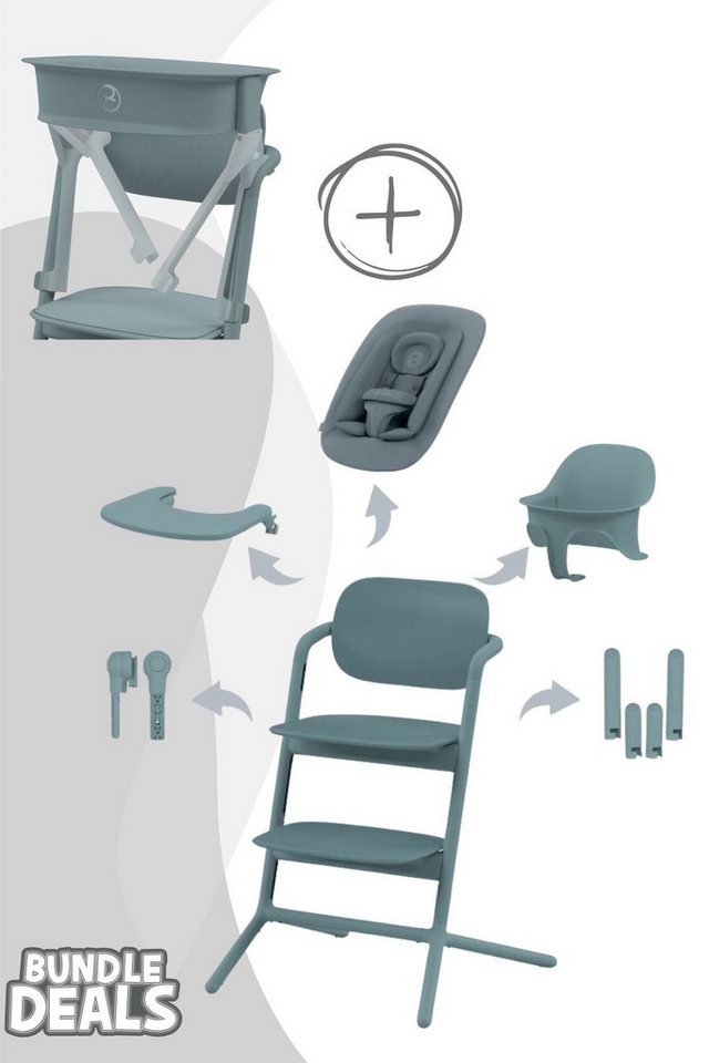 Cybex Hochstuhl Cybex Lemo 4in1 Set Kinderhochstuhl inkl. LemoTower Cybex Hochstuhl Cybex Lemo 4in1 Set Kinderhochstuhl inkl. LemoTower von Cybex