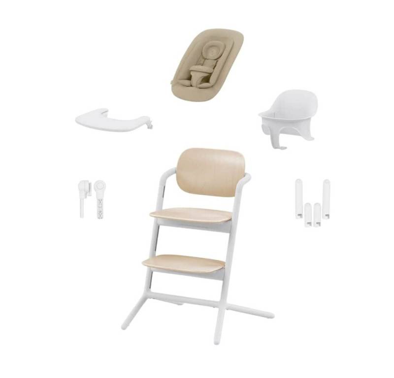 Cybex Hochstuhl Cybex Lemo Hochstuhl 4in1 Set mit Neugeborenenset von Cybex