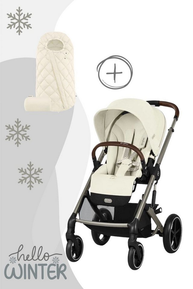 Cybex Kinder-Buggy Balios S Lux Kinderwagen inkl. Snogga 2.0 Fußsack von Cybex
