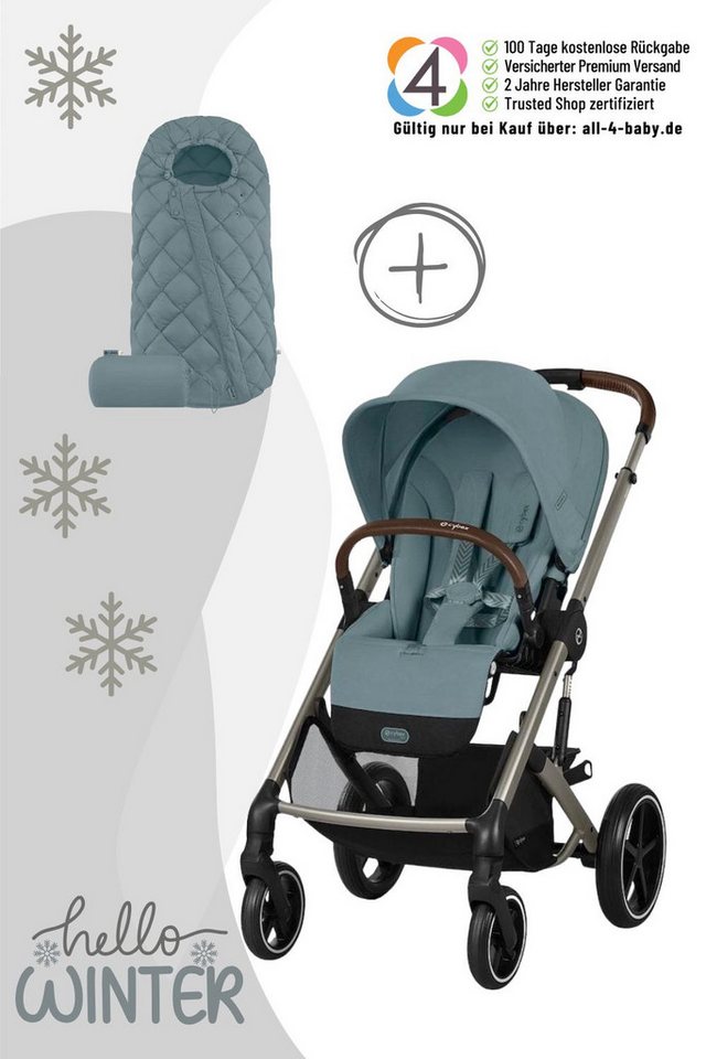 Cybex Kinder-Buggy Cybex Balios S Lux Kinderwagen inkl. Snogga 2.0 Fußsack Cybex Kinder-Buggy Cybex Balios S Lux Kinderwagen inkl. Snogga 2.0 Fußsack von Cybex
