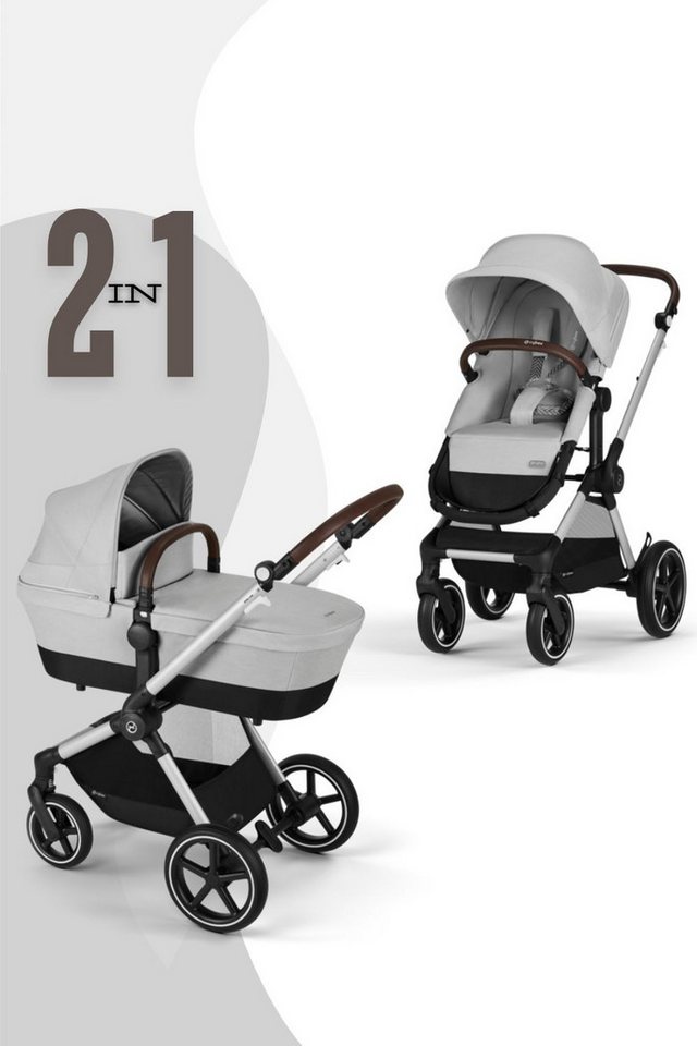 Cybex Kombi-Kinderwagen EOS Lux Kinderwagen (2-in-1 Kinderwagen) inkl. Snogga 2.0 Fußsack von Cybex