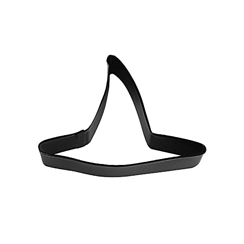 R&M Ausstechform Hexenhut, 11,4 cm, Schwarz mit farbigem, strapazierfähigem Polyresin-Finish von CybrTrayd