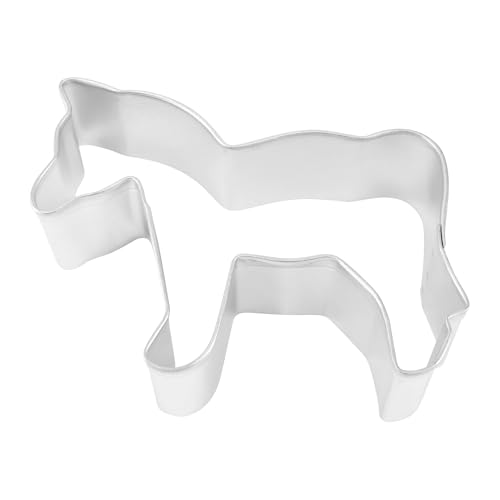 R&M Ausstechform Pferd 10,2 cm aus langlebigem, günstigem verzinntem Stahl von CybrTrayd