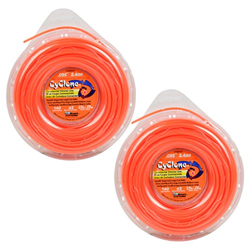 Cyclone cy095d1/2 Orange .095-inch-by-140-foot Commercial Grade Trimmer Line 0.095 in Diameter, 140 Feet Long Orange von Cyclone