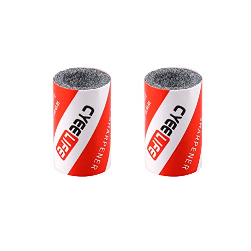 CyeeLife Schleifsteine für Dartpfeile Metallspitzen,Sharpener für Steel Dart set 2pcs von CyeeLife