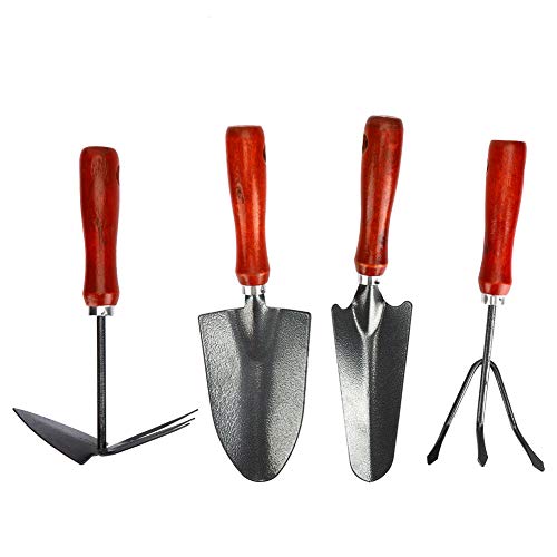 4 Teile/Satz verdickte Gartens chaufel Rake Kit Blumen Pflanzen Garten Werkzeug Set Zubehör von Cygmophing