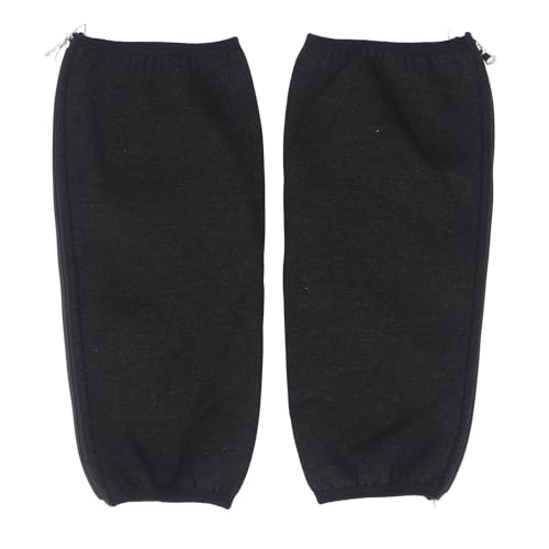 Cygmophing Winter Kniewärmer verdicken weiche Samtbein Ärmel Männer Frauen (Braunes Samt futter 15,7 auf) von Cygmophing