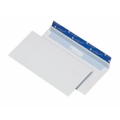 Briefumschläge, DL, hk, o.F., 100g/m², weiß, Pck=500St, Innendurck blau von Cygnus
