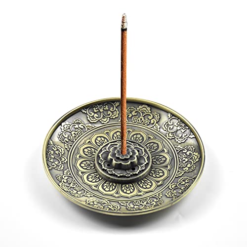 TONAUP Räucherstäbchen Halter, Lotus Ash Catcher, Räuchergefäß Platte Räucherstäbchenhalter, Lotus Censer Stick Incense Holder für Stick Incense von TONAUP