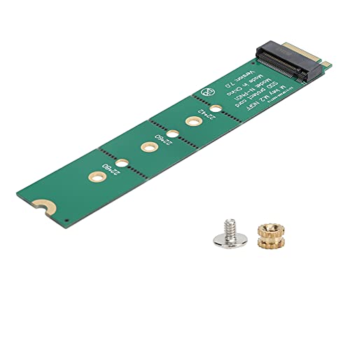 Cyllde NGFF M.2 Adapter mit Schraube und Mutter, M Key SSD Schutzkarte Adapt Board Extension Testing Testkarte Einfache Installation (Grün) von Cyllde