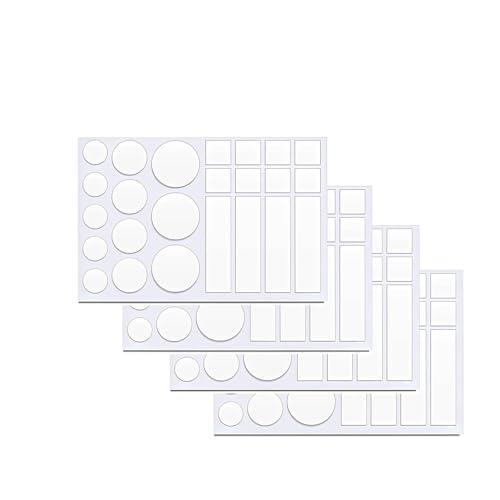 Doppelseitige Klebepads, 120 Stück Doppelseitige Klebepunkte Transparente Selbstklebende Klebepads Kleine, Heimdekoration und Partydekoration, Mehrzweck-Klebeband für Fotos, Poster und Kunsthandwerk von Cylocrya
