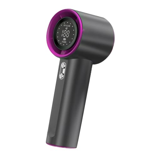 Cymwer Handheld Turbo Lüfter, LED -Display tragbarer Turbo -Lüfter USB wiederaufladbarer elektrischer Kühlungslüfter Mini Personal Lüfter for Home Office Cymwer Handheld Turbo Lüfter, LED -Display tragbarer Turbo -Lüfter USB wiederaufladbarer elektrischer Kühlungslüfter Mini Personal Lüfter for Home Office von Cymwer