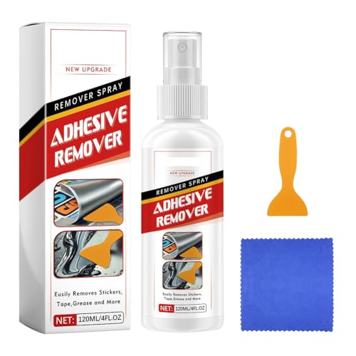 Cymwer-Klebstoffentferner mit Plastikschaber, Oberflächenkleberentferner, Aufkleberentfernung for Kleberkreuzungen und Autoaufkleber-1Set-1 von Cymwer