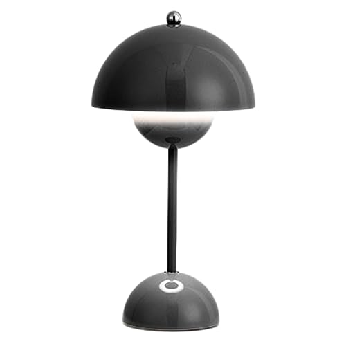 Cymwer LED-Blumentopf-Tischlampe, moderne Macaron-Lampe, kabellose, wiederaufladbare Retro-Touch-Nachttischlampe, 3-farbig dimmbare Tischlampe for Bar, Wohnzimmer, Schlafzimmer Cymwer LED-Blumentopf-Tischlampe, moderne Macaron-Lampe, kabellose, wiederaufladbare Retro-Touch-Nachttischlampe, 3-farbig dimmbare Tischlampe for Bar, Wohnzimmer, Schlafzimmer von Cymwer