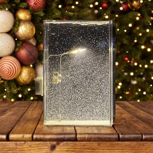 Cymwer Schneelampe, SnowyLamp Nachtlicht, weihnachtlich verschneite Straßenlaterne, Schneeflockenlampe, DIY verschneite Nacht fließendes Nachtlicht for Weihnachten Desktop Dekor Cymwer Schneelampe, SnowyLamp Nachtlicht, weihnachtlich verschneite Straßenlaterne, Schneeflockenlampe, DIY verschneite Nacht fließendes Nachtlicht for Weihnachten Desktop Dekor von Cymwer