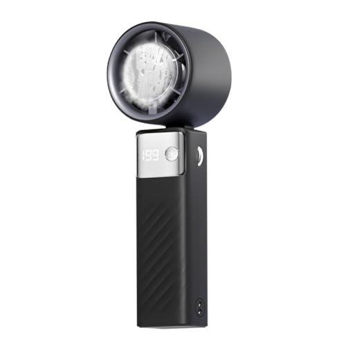 Cymwer tragbarer Handheld -Lüfter, persönlicher Turbo -LED -LED -Display Desktop -Kühllüfter Multifunktional kleiner Tischlüfter USB -Wiederaufladbar zum Camping -Wanderfischen Cymwer tragbarer Handheld -Lüfter, persönlicher Turbo -LED -LED -Display Desktop -Kühllüfter Multifunktional kleiner Tischlüfter USB -Wiederaufladbar zum Camping -Wanderfischen von Cymwer