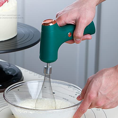 Handmixer Elektrisch, Mini Elektrischer Eierschlägel Mixer Auto Creme Kuchen Backen Mixer Küchenwerkzeuge, Eierschlägel zum Schlagen von Sahne, Kuchen & Keksen von Cymwer