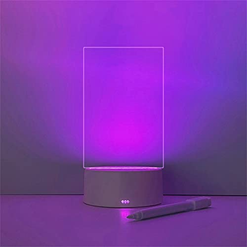 Message Board Lampe mit Stiften, Kreatives LED Nachtlicht Notizbrett, LED Atmosphäre Nachtlicht USB Acryl DIY Nachricht Board Licht Wiederbeschreibbar Leicht mit Stift for Wohnaccessoires Message Board Lampe mit Stiften, Kreatives LED Nachtlicht Notizbrett, LED Atmosphäre Nachtlicht USB Acryl DIY Nachricht Board Licht Wiederbeschreibbar Leicht mit Stift for Wohnaccessoires von Cymwer