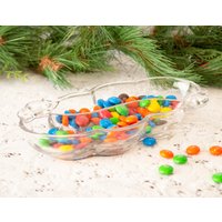 Vintage Candy Nut Dish Erdnussförmige Geteilter Behälter von CynthiasAttic