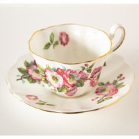 Vintage Adderley Teetasse Mit Untertasse von CynthiasAttic