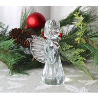 Vintage Glas Engel Figur Urlaub Dekor von CynthiasAttic