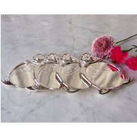 Vintage Pinguin Untersetzer Set Aus 4 Towle Silver Plate von CynthiasAttic