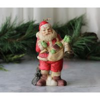 Vintage Weihnachten Weihnachtsmann Porzellan Ornament von CynthiasAttic