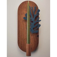 Wandhalter Kerzenhalter Aus Holz, Kerzenständer von CypressArtLtd