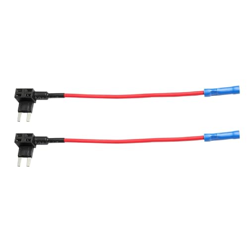 3 Stück 12-V-Sicherungsabgriff, Mikro 3-polig 16 AWG Auto-Add-a-Circuit-Sicherungsabgriffadapter Marine-Sicherungsblock Mini-ATM-Blade-Autosicherungshalter für Autos, LKWs, Boote, 9 Zoll 3 Stück 12-V-Sicherungsabgriff, Mikro 3-polig 16 AWG Auto-Add-a-Circuit-Sicherungsabgriffadapter Marine-Sicherungsblock Mini-ATM-Blade-Autosicherungshalter für Autos, LKWs, Boote, 9 Zoll von Cyrank