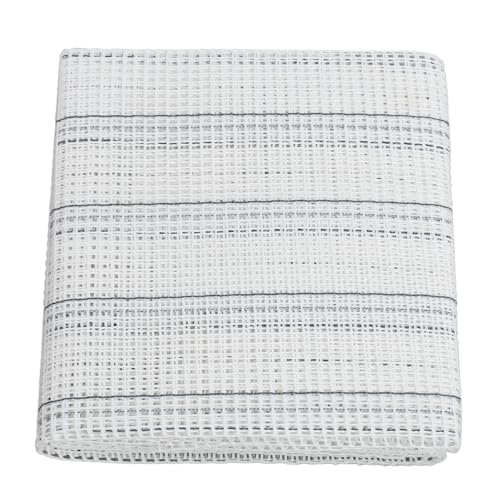 Blank Teppich Hooking Mesh, Latch Hook Canvas Mesh Canvas Blätter DIY -Mehrzweckteppich für Stickereien Crafts Häkelprojekte Dekoration (100 * 150 cm) von Cyrank