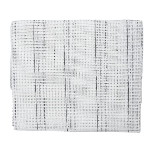 Blank Teppich Hooking Mesh, Latch Hook Canvas Mesh Canvas Blätter DIY -Mehrzweckteppich für Stickereien Crafts Häkelprojekte Dekoration (50 * 100 cm) von Cyrank
