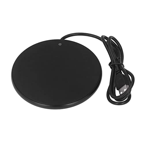 Coffee Mug Warmer, Beverage Heating Plate Candle Wax Cup Warmer 55°c Constant Temperature USB Coffee Accessories for Home Office Desk (Black) von Cyrank