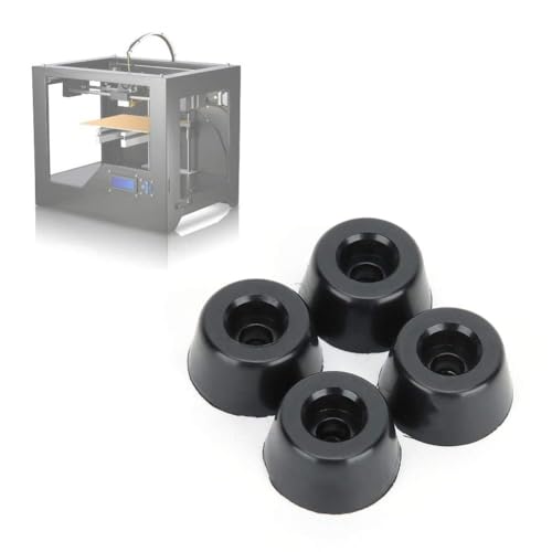 Cyrank Anti-Vibrationsfüße, 4 Stück 3030 Anti-Vibrations-Gummifußschutz, 3D-Drucker-Zubehör 3D-Drucker Gummifüße Für I3 MK3 MK3S von Cyrank