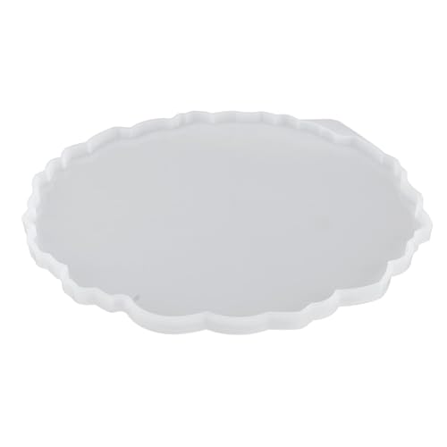 Cyrank Epoxidharz Formen Silikon, Runde Tablettform Aus Harz, Silikonformen Epoxidharz, Kristall-Untersetzer-Formen Für Harzgießen, Unregelmäßiges Silikon-Serviertablett Achat Epoxidform Obsttablett Cyrank Epoxidharz Formen Silikon, Runde Tablettform Aus Harz, Silikonformen Epoxidharz, Kristall-Untersetzer-Formen Für Harzgießen, Unregelmäßiges Silikon-Serviertablett Achat Epoxidform Obsttablett von Cyrank