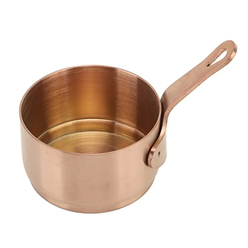 Cyrank Sojasaucenschale Mit Griff, 4-teilig, Edelstahl, Saucenschalen, Dip-Schalen-Set, Mini-Dip-Schalen, Gewürzbecher, Kleine Saucenschalen Für Gewürze, Roségold(100ml) von Cyrank