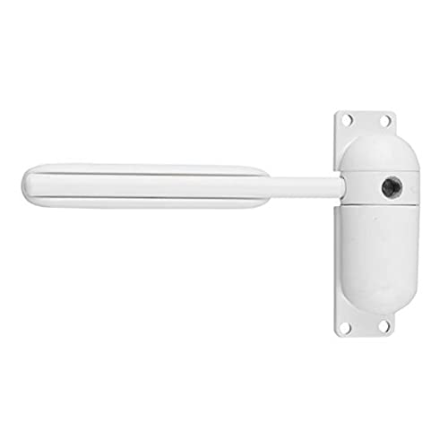 Cyrank Türschließer Automatischer Sicherheitsfedertürschließer Metall Mini Low Noise Versteckter Federtürschließer für den Wohnsitz(Weiß) von Cyrank