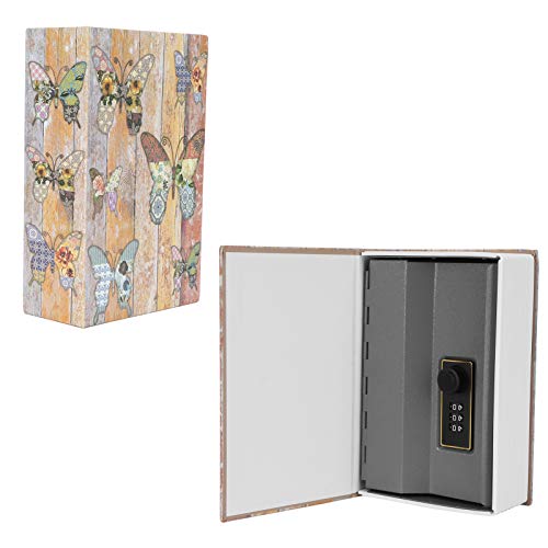 Diversion Book Safe mit Zahlenschloss, Versteckte Geheim-Schlossbox Geldversteckbox Geld Bargeld Schmuckbox Sammelbox für Home Office, 4,6x2,2x6,2 Zoll von Cyrank