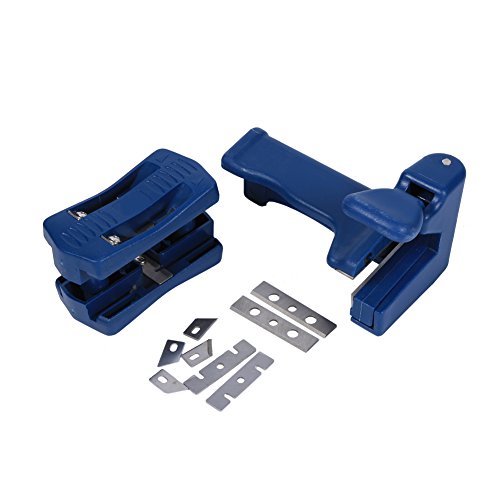 Double Edge Banding Trimmer, Portable Manual Edge Band Cutter Double Manual Wood Trimmer Cutter Accessory for Furniture Hardware Double Edge Banding Trimmer, Portable Manual Edge Band Cutter Double Manual Wood Trimmer Cutter Accessory for Furniture Hardware von Cyrank