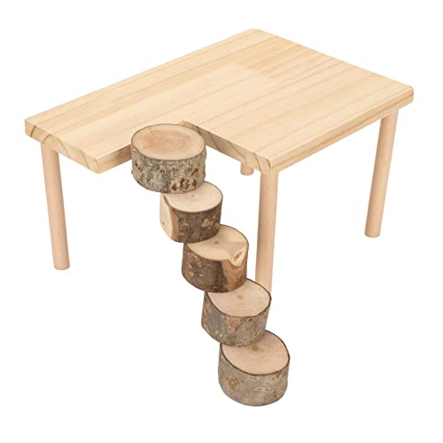 Hamster-Plattform, Holz-Hamster-Spielplatz, Hamster-Plattform Mit Treppen, Hamster-Spielzeug, Hamster-Plattform-Versteck von Cyrank