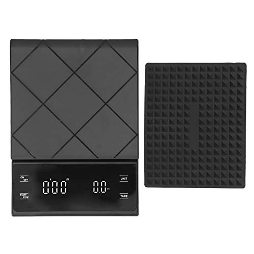Kaffeewaage Mit Timer, 3 Kg/0,1 G, Hohe Genauigkeit, Übergießen, Espressowaage, Lebensmittelwaage, Küchenwaage, Digitale Espressowaage, Waage Für Kaffee Kaffeewaage Mit Timer, 3 Kg/0,1 G, Hohe Genauigkeit, Übergießen, Espressowaage, Lebensmittelwaage, Küchenwaage, Digitale Espressowaage, Waage Für Kaffee von Cyrank