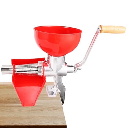 Manueller Entsafter Für Tomaten, Tomatensieb, Entsafter-Maschine, Aluminium, Dicke Legierung, Manueller Entsafter Für Obst, Zitrone, Orange, Hand-Obst-Gemüse-Sieb-Set, Küchenwerkzeug von Cyrank