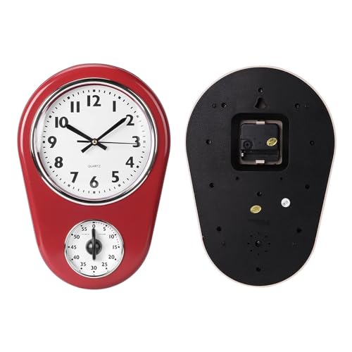 Retro-Küchen-Timer-Wanduhr, Retro-Digital-Wanduhr, Küchen-Countdown-Timer, rustikale Vintage-Uhren Vintage Wand große Uhr hängende Uhr für Zuhause, Wohnzimmer-Dekoration Retro-Küchen-Timer-Wanduhr, Retro-Digital-Wanduhr, Küchen-Countdown-Timer, rustikale Vintage-Uhren Vintage Wand große Uhr hängende Uhr für Zuhause, Wohnzimmer-Dekoration von Cyrank