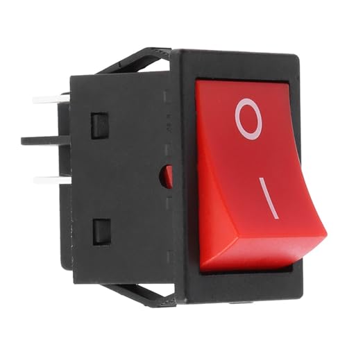 Rocker Switch, 30a Welder Welding Machine Switch 4-Pin Boat Type On/Off Rocker 2 Position On/Off Boat Toggle for Machine (1PCS) von Cyrank