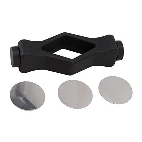 Washer Door Prop, Front Load Mouth Shape Stop Prop Keep Front Load Washer Door Open Black Holder with 3 Catch for Machines (Schwarz) von Cyrank