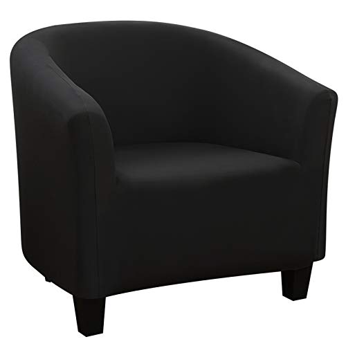 Cysincos Sesselschoner Sesselüberwurf Sesselhusse Sesselbezug Elastisch Stretch Husse für Cafe Stuhl Sessel von Cysincos