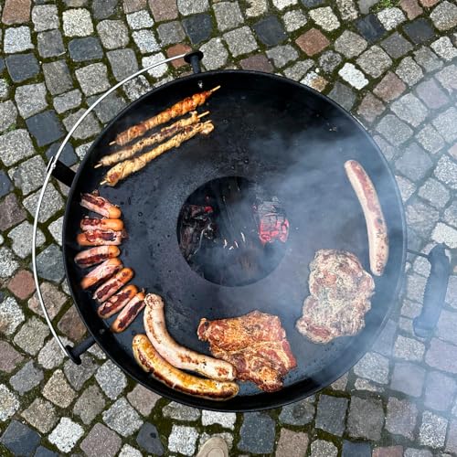 60er Feuerplatte - 4mm stark - made in Germany - für alle 60er Kugelgrills (60 cm) - Grillplatte für Kugelgrill von Czaja