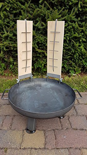 Czaja Feuerschale Ø 55 cm mit 2 er Set Flammlachsbrettern 2er Set Räucherbrett aus Buchenholz inkl. Edelstahlhalterungen Czaja Feuerschale Ø 55 cm mit 2 er Set Flammlachsbrettern 2er Set Räucherbrett aus Buchenholz inkl. Edelstahlhalterungen von Czaja
