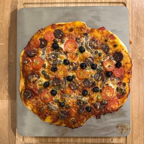 Czaja Premium Pizza- und Brot-Backstahl 8mm - 40 x 30cm - Für knusprige Pizza & Brot wie aus dem Steinofen | Pizzastein, Ofenstein, Backblech Czaja Premium Pizza- und Brot-Backstahl 8mm - 40 x 30cm - Für knusprige Pizza & Brot wie aus dem Steinofen | Pizzastein, Ofenstein, Backblech von Czaja