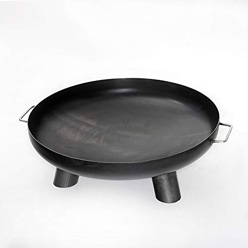 Czaja Feuerschalen® Feuerschale Coburg Ø 60 cm ohne Wasserablaufbohrung - Feuerschalen für den Garten, Terrasse und Balkon, Feuertonne und Feuerkorb, große Feuerstelle für den Garten von Czaja