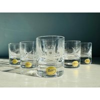 Moser Set 6 Gravierte Gläser in Box Signiertes Etikett Vintage Cut Tschechoslowakei Shortdrink Barware Glas Bar Wildvogel Jagd Motiv Geschenk Moser Set 6 Gravierte Gläser in Box Signiertes Etikett Vintage Cut Tschechoslowakei Shortdrink Barware Glas Bar Wildvogel Jagd Motiv Geschenk von CzechColors